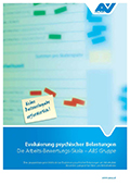 Evaluierung psychischer Belastungen - Broschüre Titelseite