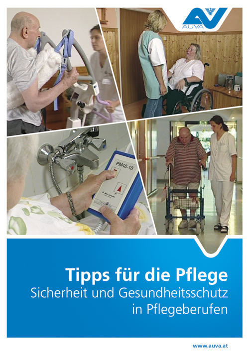 Cover der DVD "Tipps für die Pflege - Sicherheit und Gesundheitsschutz in Pflegeberufen"