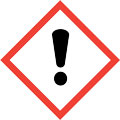 GHS07, Ausrufezeichen, Piktogramm für Gefahrstoffe