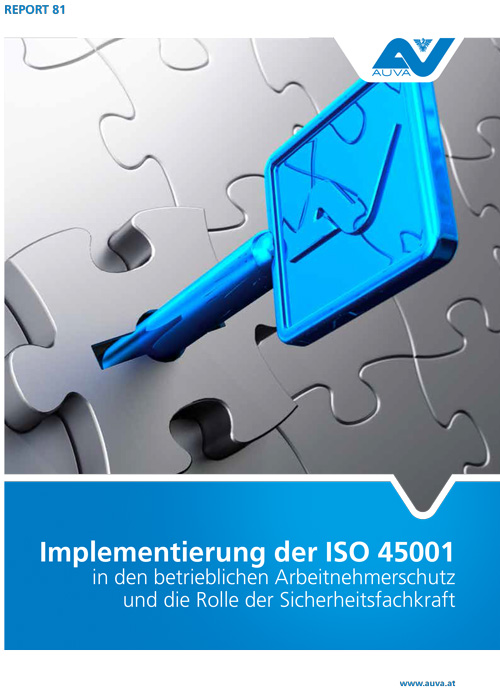 Titelseite des Reports 81 "Implementierung der ISO 45001"